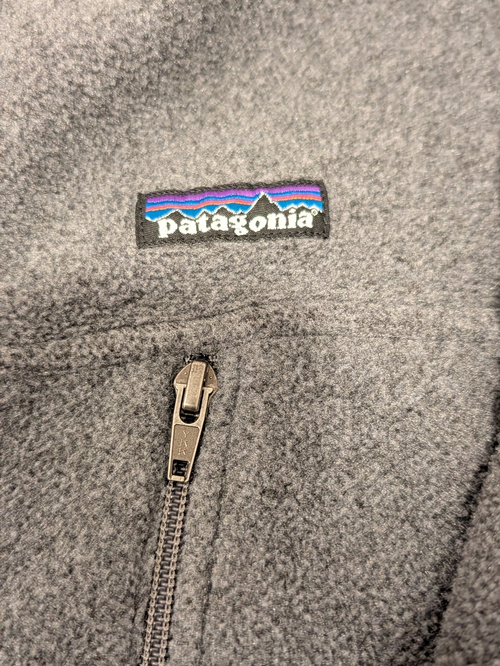 Patagonia Simple Synchilla Fleece Jacket Men's L Gray Full Zip 25096 FA11 - Picture 4 of 7